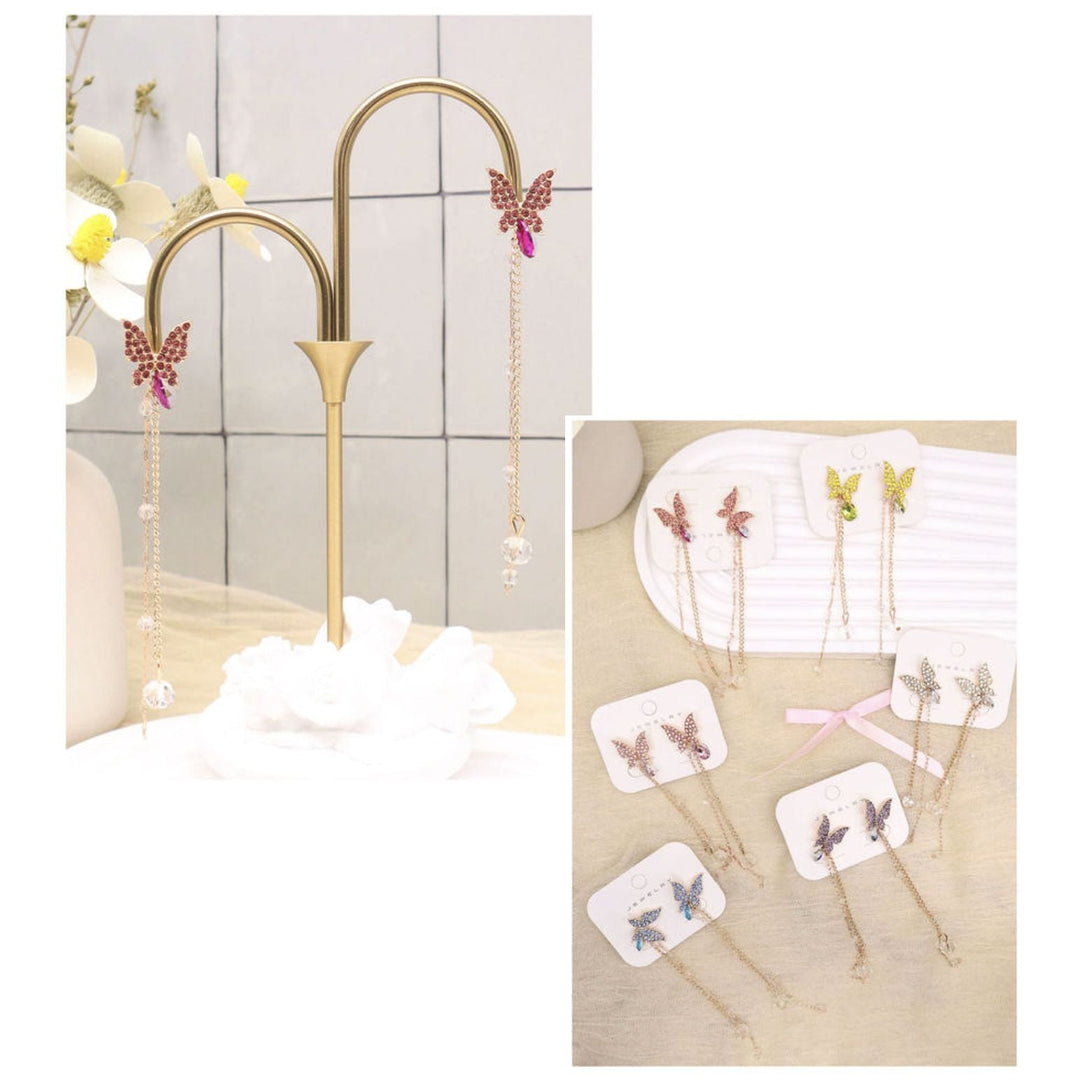 Butterfly Tassel Earrings 1896 (12 units)
