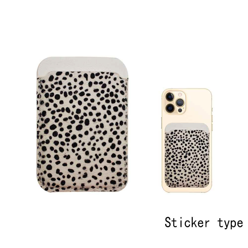 Cell Phone Stick On Card Wallet CH White (1 units)
