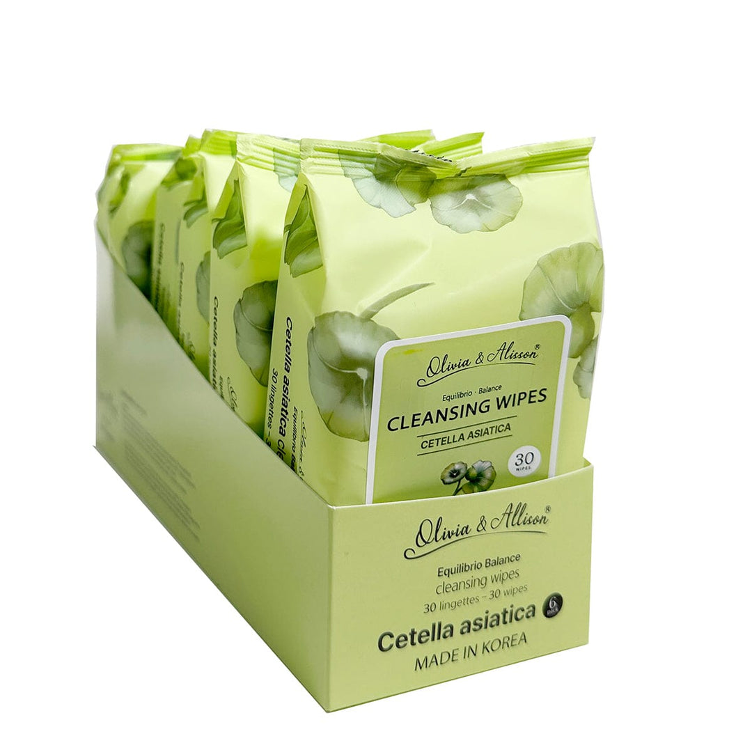 Cetella Asiatica Makeup Cleansing Remover Wipes (6 units)