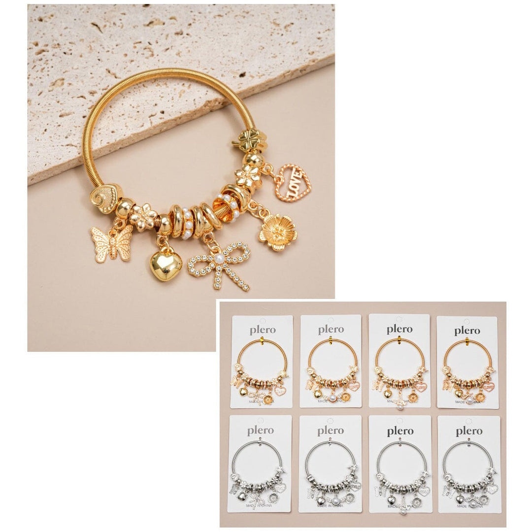 Charm Accent Bangle Bracelet 2130 (12 units)