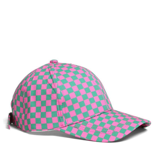 Checkered Baseball Cap 100% Cotton 531 PKGN (1 unit)