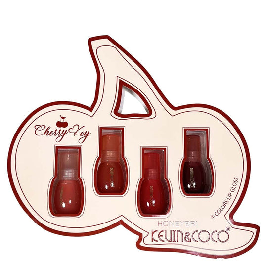 Cherry 4PC Lip Laquer Fruit Series Set (6 units)