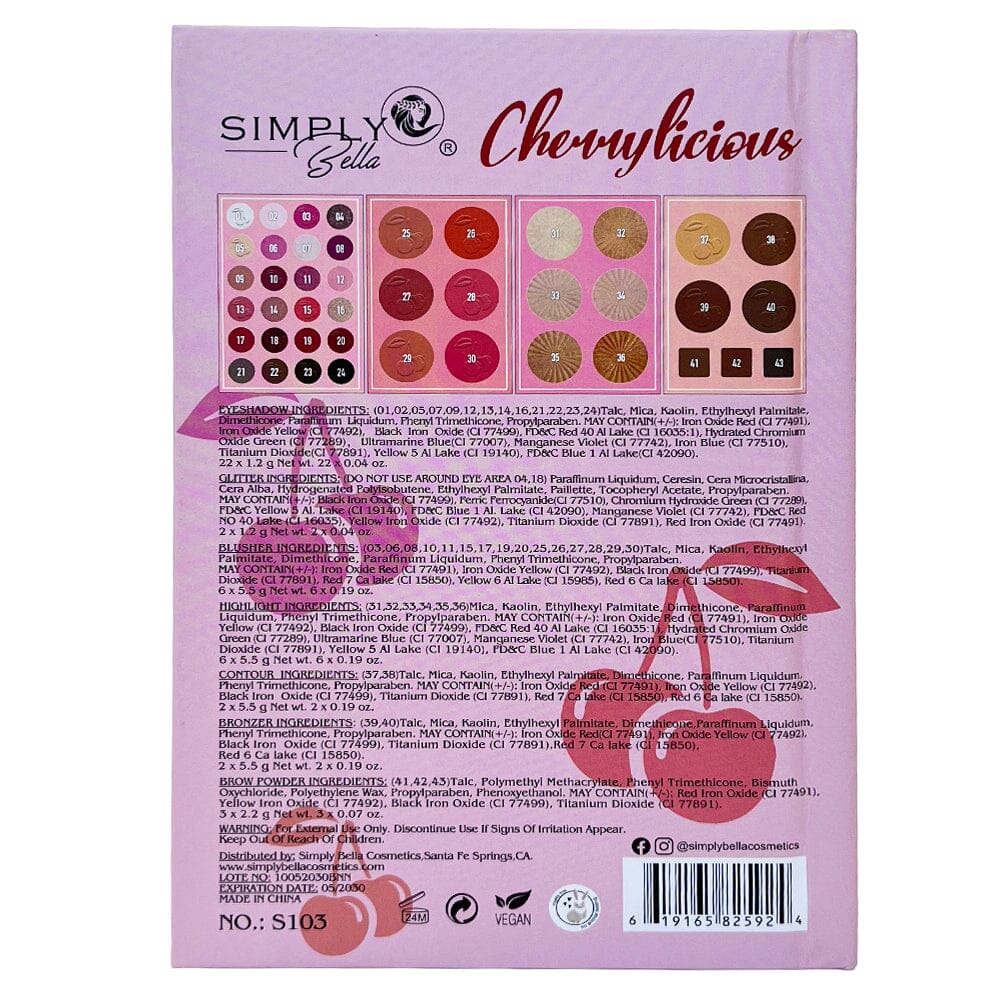 Cherry Licious Book Palette (1 unit)