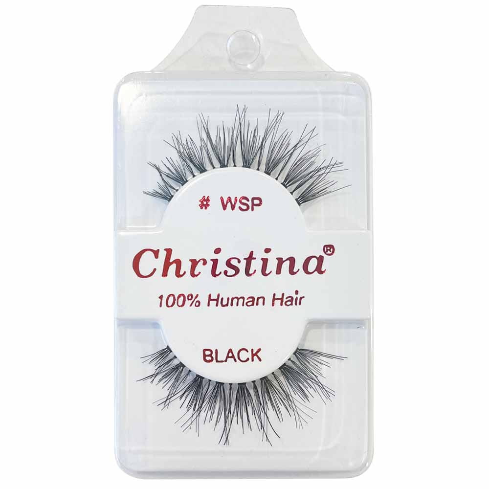 Christina 100% Human Hair Eyelashes #WSP (12 units)