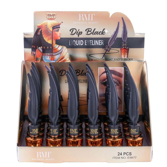 Cleopatra Dip Black Liquid Eyeliner E9877  (24 units)