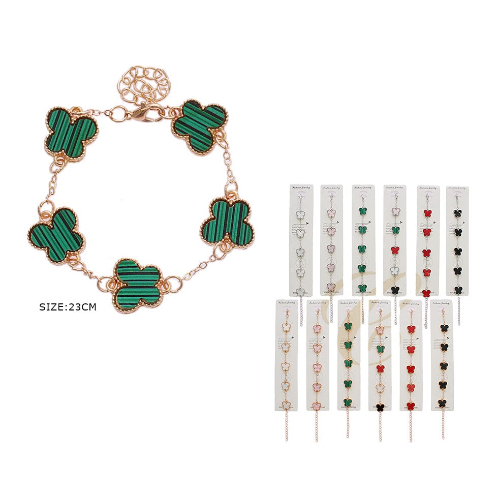 Clover Charm Link Bracelet 2450R (12 units)