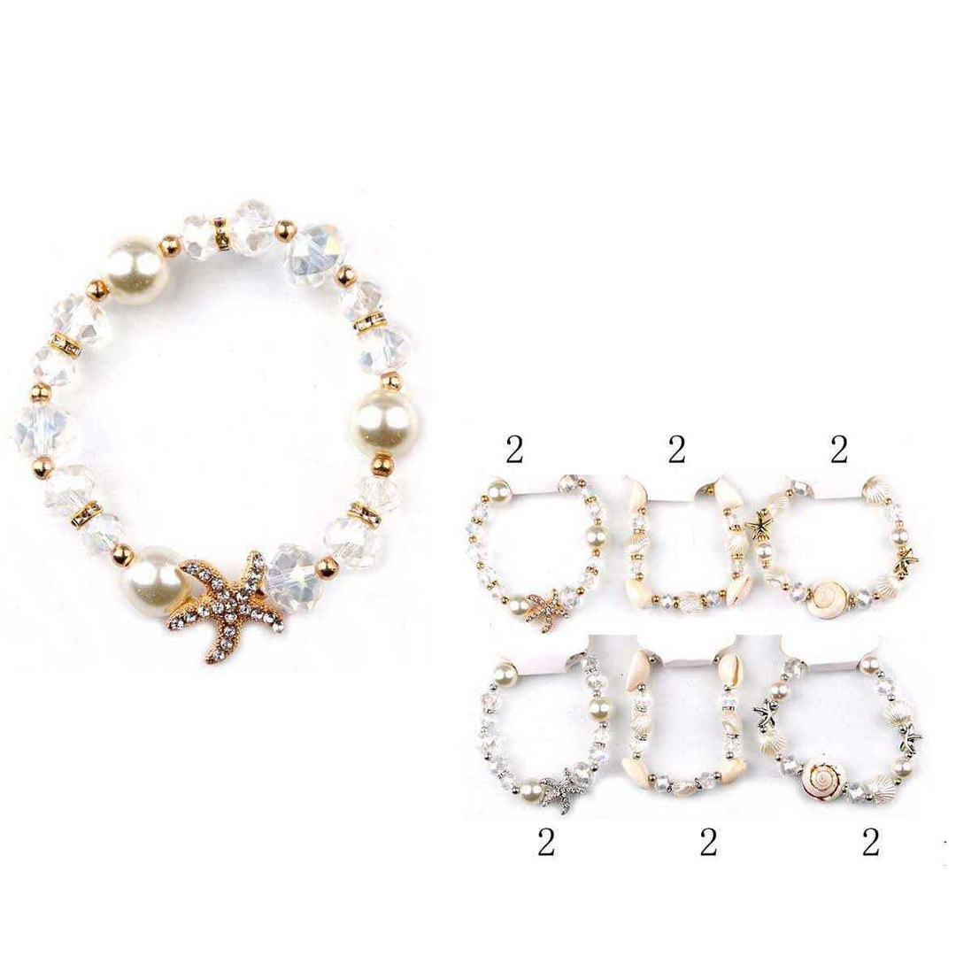 Coastal Charm Stretch Bracelet 5618 (12 units)
