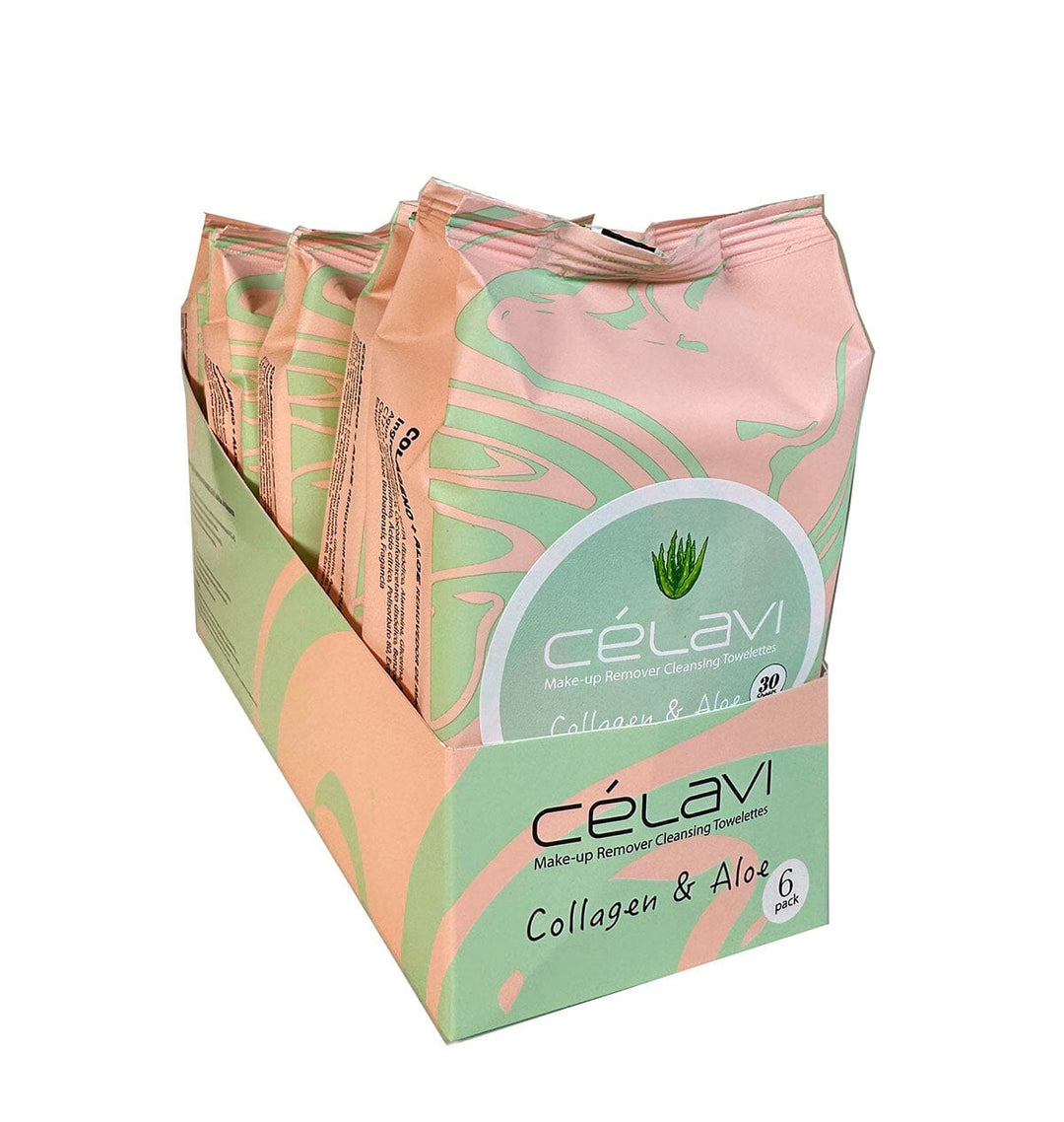 Collagen & Aloe Makeup Remover Cleansing Towelettes #023 (6 units)