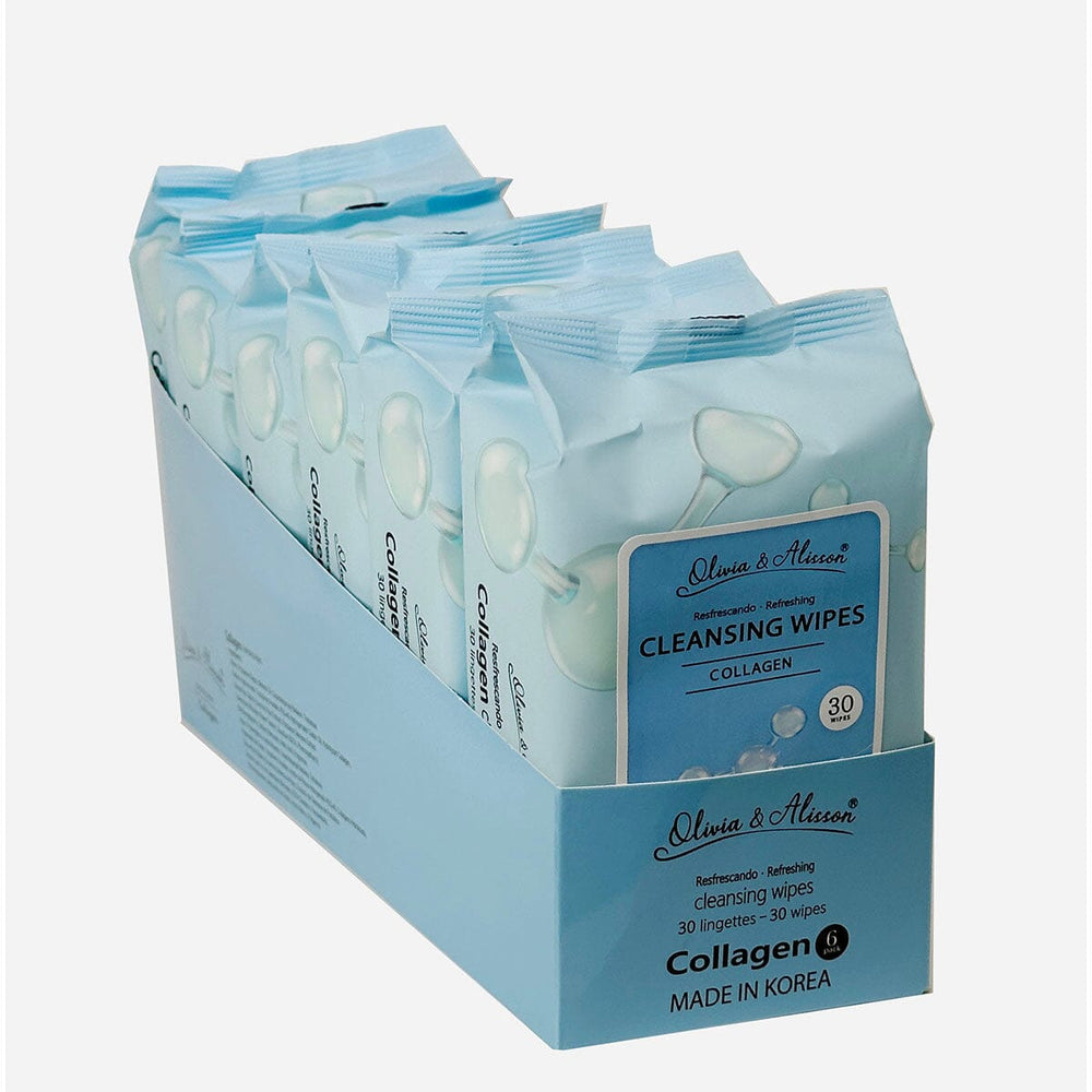 Collagen Makeup Cleansing Remover Wipes (6 units)