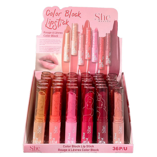 Color Block Lipstick LC03 (36 units)