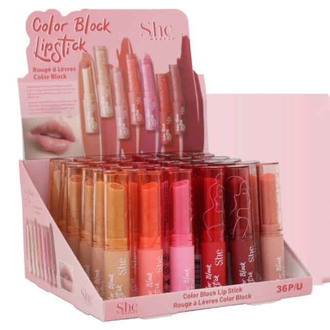 Color Block Lipstick LC03 (36 units)