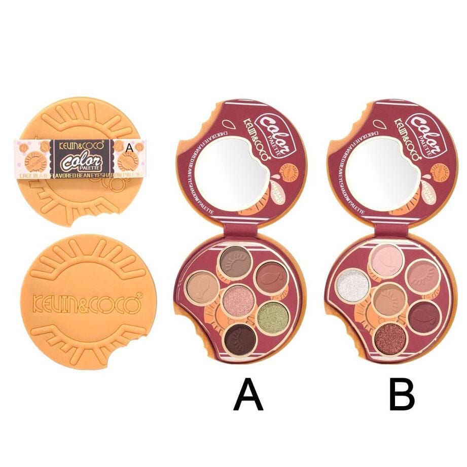 Color Palette Chocolate Flavored Bean Eyeshadow Palette 1455 (12 units)