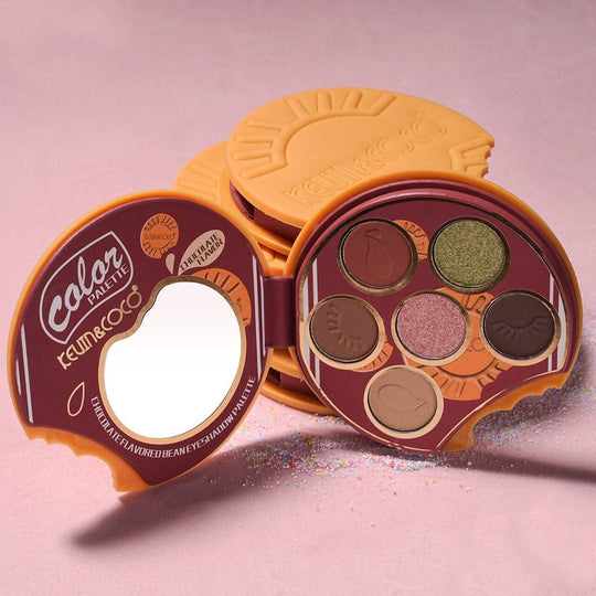 Color Palette Chocolate Flavored Bean Eyeshadow Palette 1455 (12 units)
