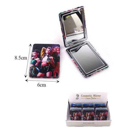 Compact Folding Cosmetic Mirror 0128 (12 units)