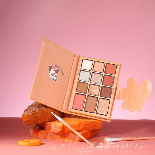 Cookie Makeup Kit – 12 Color Eyeshadow Palette with Brushes (6 units)