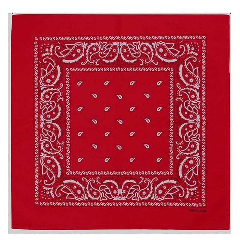 Cotton Solid Color Bandana - Sold By Color (12 units)