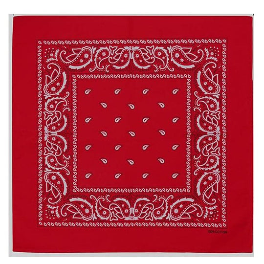 Cotton Solid Color Bandana - Sold By Color (12 units)