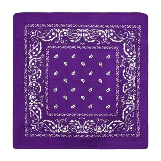 Cotton Solid Color Bandana - Sold By Color (12 units)