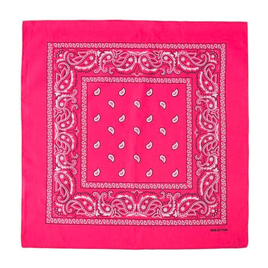 Cotton Solid Color Bandana - Sold By Color (12 units)