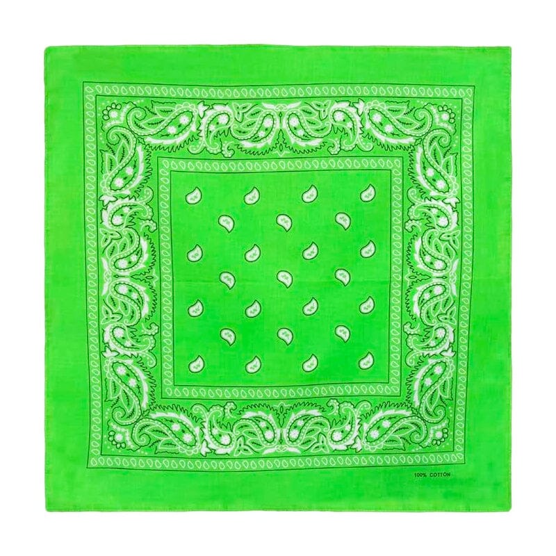 Cotton Solid Color Bandana - Sold By Color (12 units)