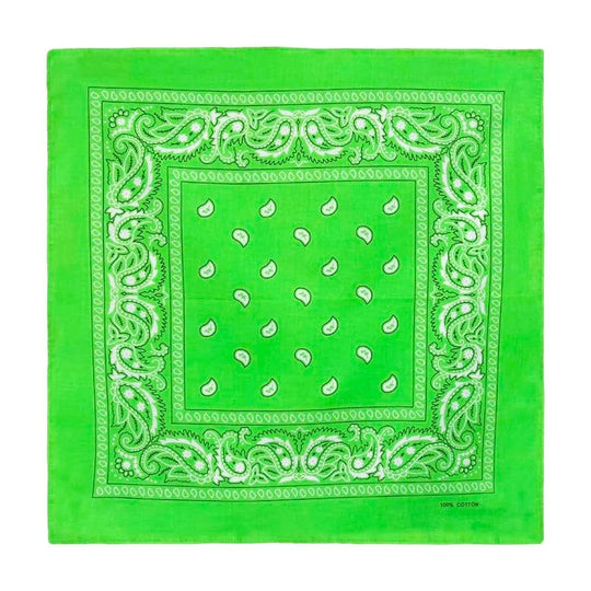 Cotton Solid Color Bandana - Sold By Color (12 units)