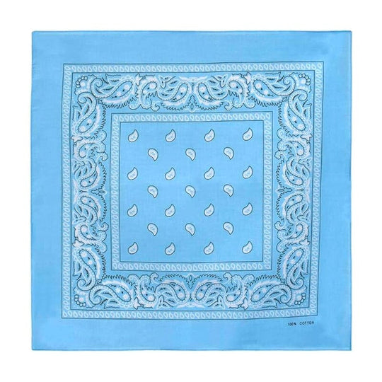 Cotton Solid Color Bandana - Sold By Color (12 units)