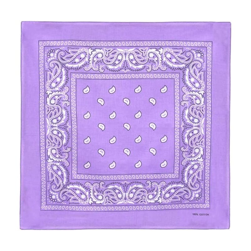 Cotton Solid Color Bandana - Sold By Color (12 units)