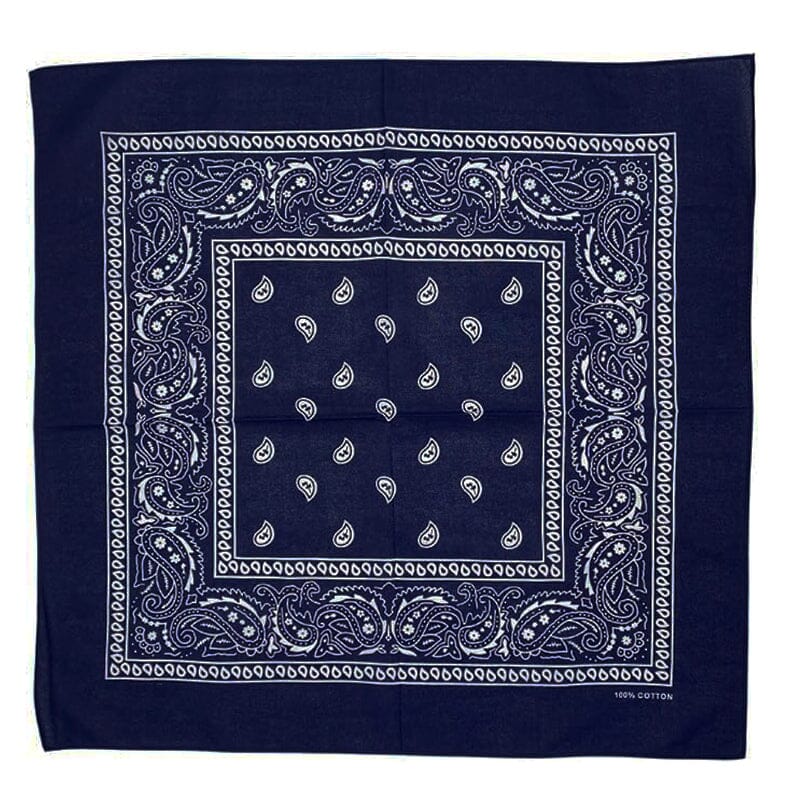 Cotton Solid Color Bandana - Sold By Color (12 units)