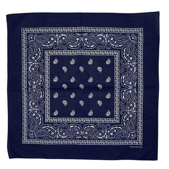 Cotton Solid Color Bandana - Sold By Color (12 units)