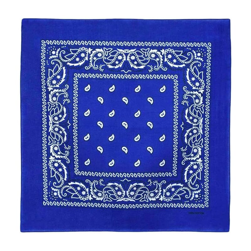 Cotton Solid Color Bandana - Sold By Color (12 units)