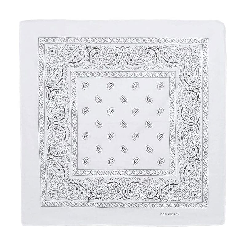 Cotton Solid Color Bandana - Sold By Color (12 units)