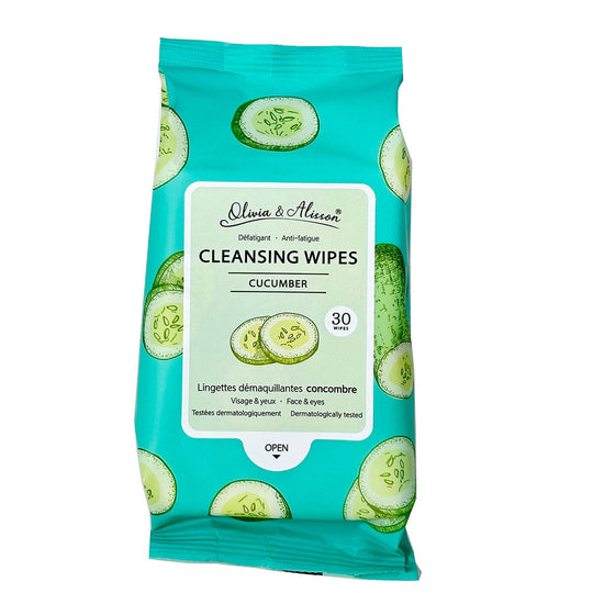 Cucumber Makeup Cleansing Remover Wipes (6 units)
