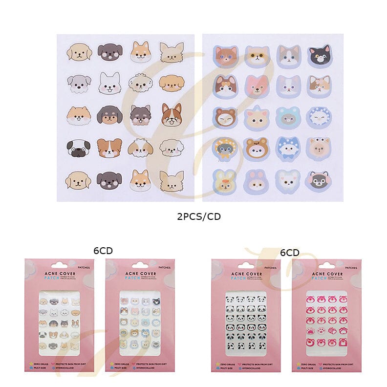 Cute Animal Acne Cover Patches 1437 (12 units)