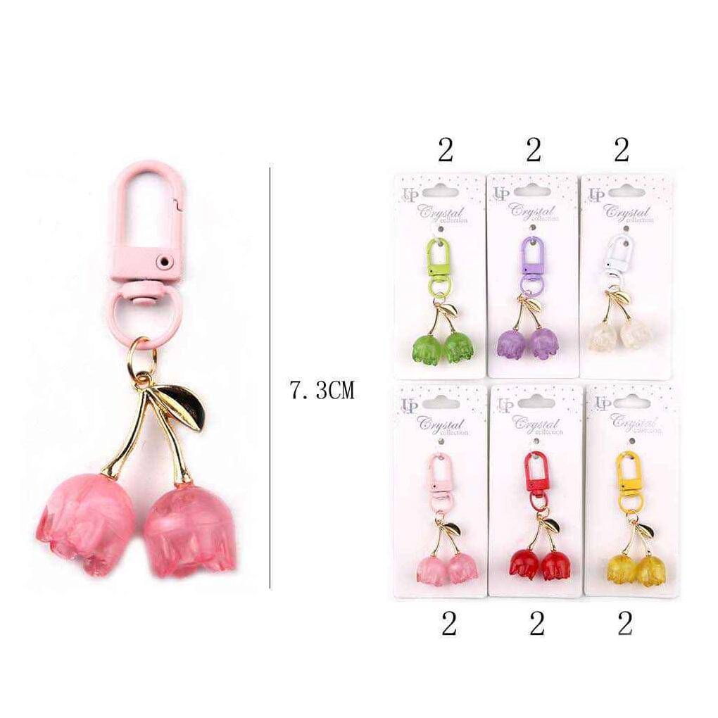 Cute Flower Bell Keychain 1718 (12 units)