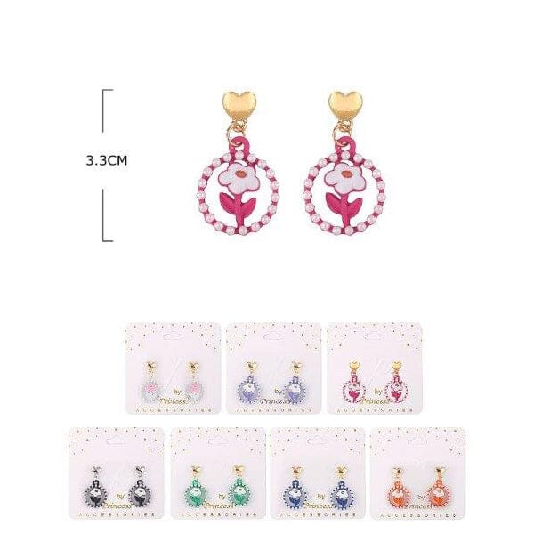 Cute Flower Earrings 1123K (12 units)