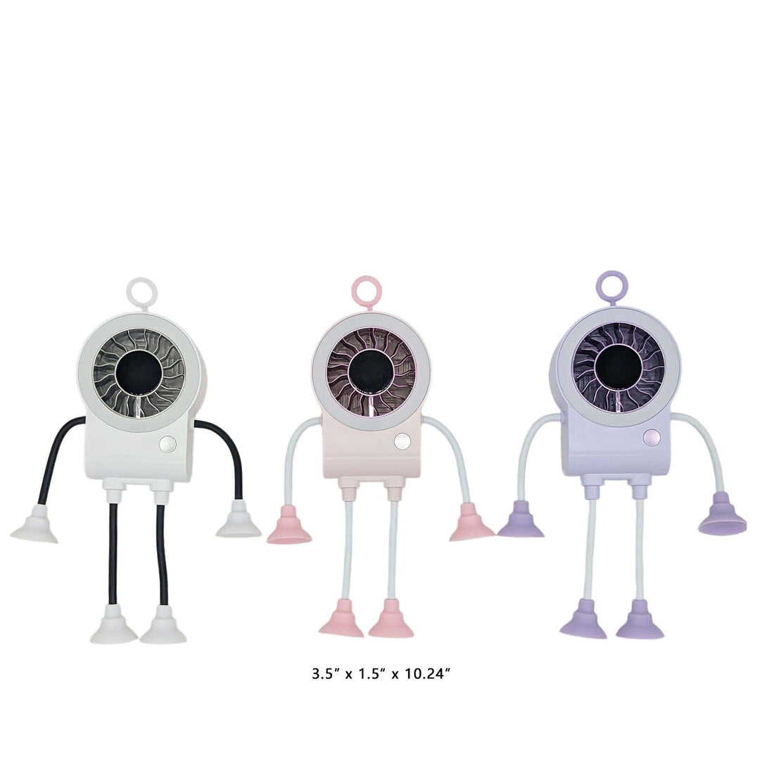 Cute Hanging Mini Suction Cup Fan (3 units)