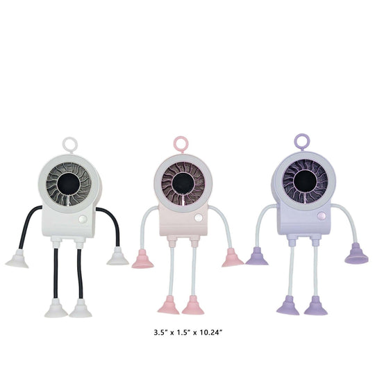Cute Hanging Mini Suction Cup Fan (3 units)