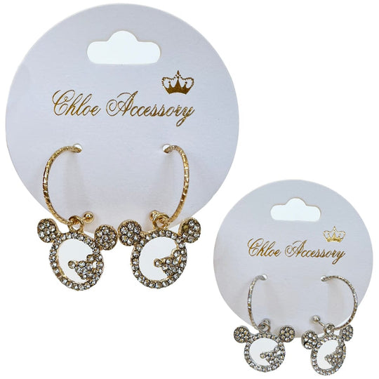 Cute Rhinestone Earring 0344GS (12 units)