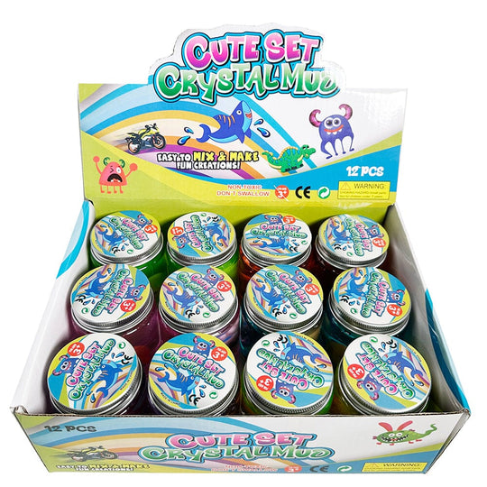 Cute Set Crystal Mud Slime Toy 1253 (12 units)
