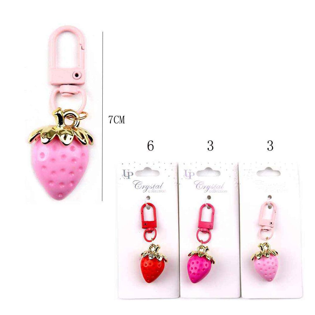 Cute Strawberry Keychain 1709R (12 units)