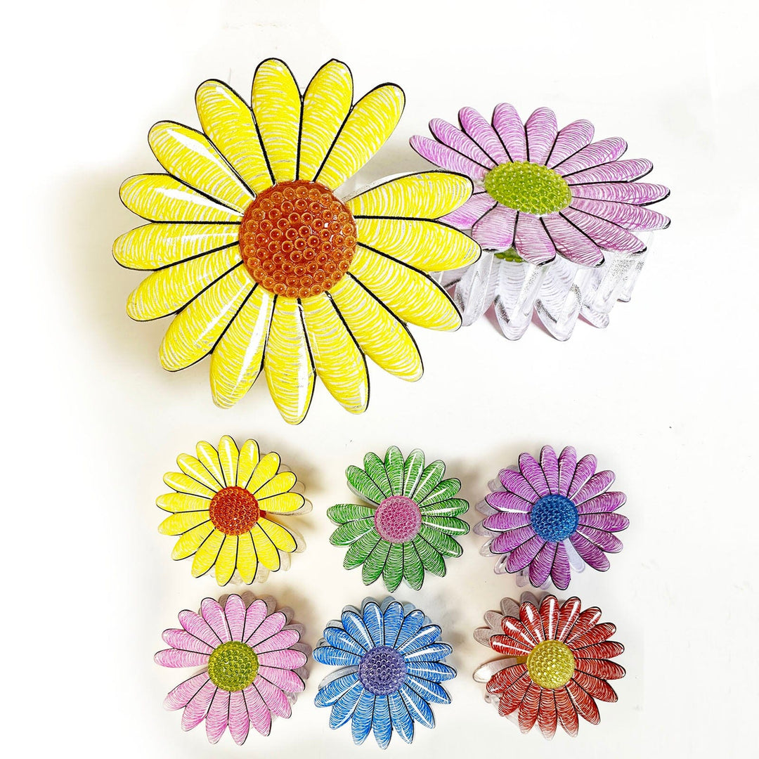 Daisy Flower Hair Claw Clip 17280 (12 units)