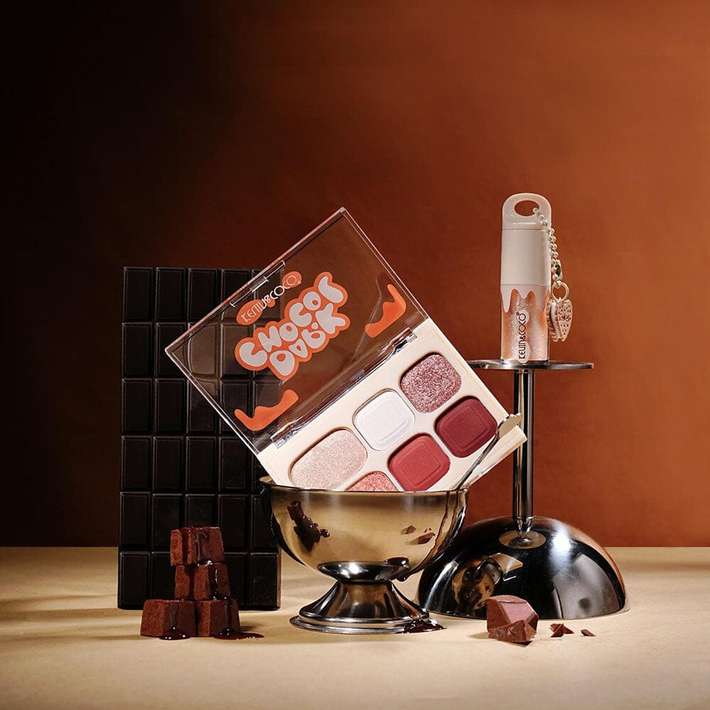 Dark Chocol Palette & Lip Gloss Set 1325 (6 units)