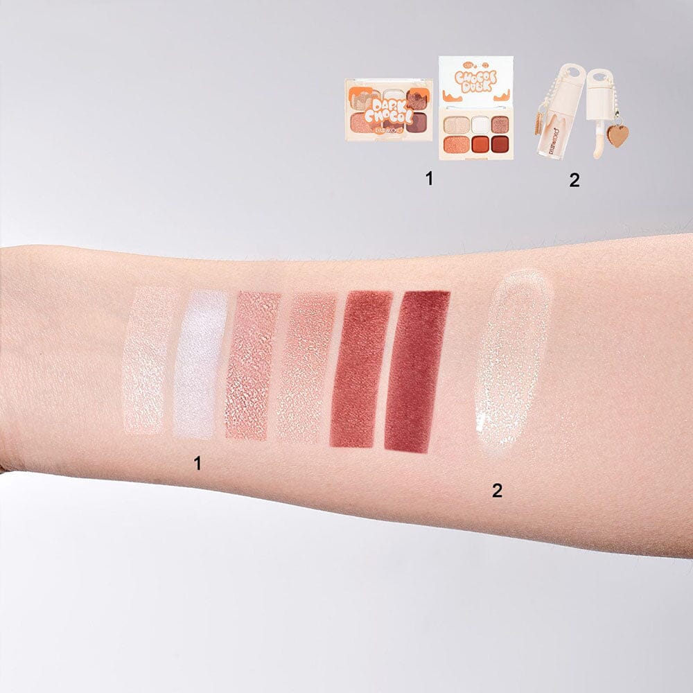 Dark Chocol Palette & Lip Gloss Set 1325 (6 units)