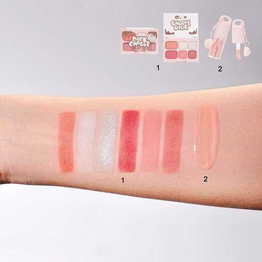 Dark Chocol Palette & Lip Gloss Set 1326 (6 units)