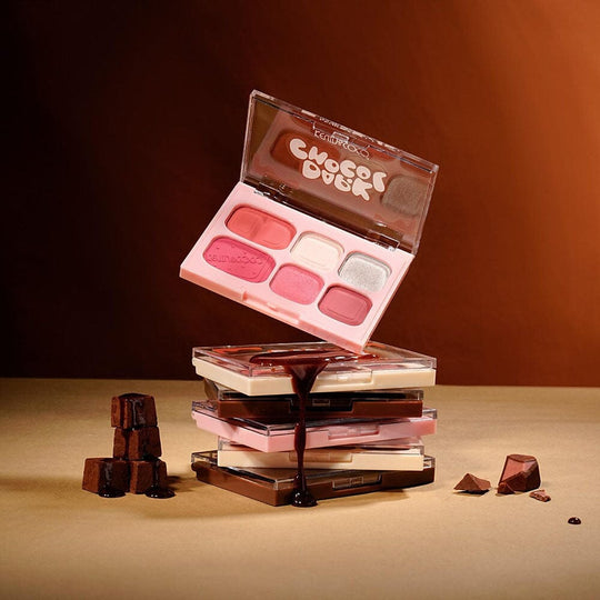 Dark Chocol Palette & Lip Gloss Set 1326 (6 units)