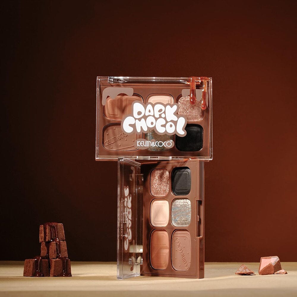 Dark Chocol Palette & Lip Gloss Set 1327 (6 units)