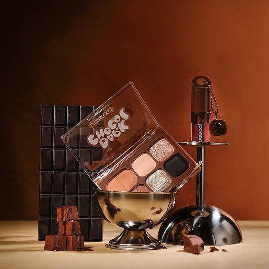 Dark Chocol Palette & Lip Gloss Set 1327 (6 units)