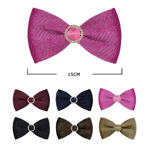 Dark Tone Hair Bow 28834D (12 units)