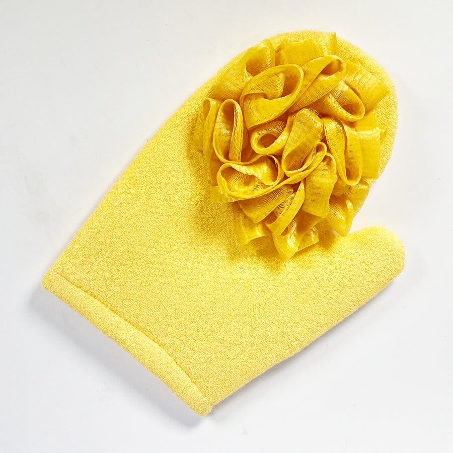 Deep Exfoliating Loofah Bath Mitt Yellow (1 unit)