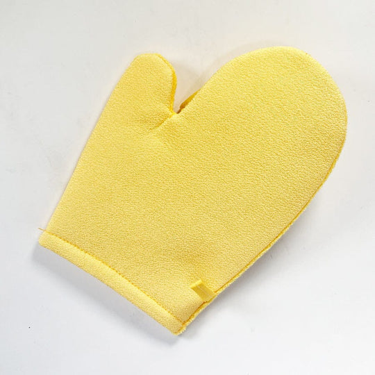 Deep Exfoliating Loofah Bath Mitt Yellow (1 unit)